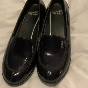 Blue Dansko loafer style shoe size 37